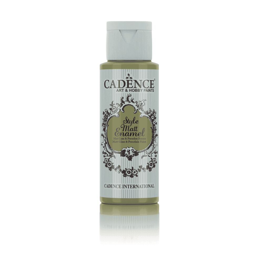 Cadence Style Matt Enamel Cam&Porselen Boyası 59 ml Mimoza Yeşil E-360