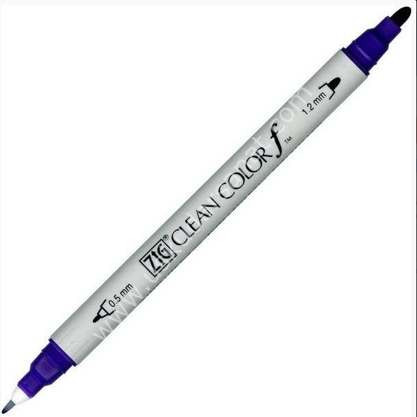 Zig Clean Color f Çift Uçlu Kalem 084 Deep Violet