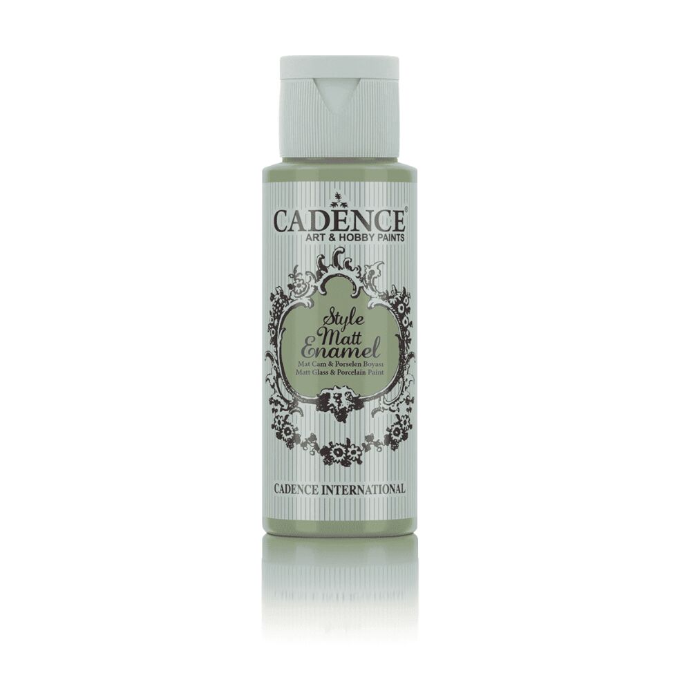 Cadence Style Matt Enamel Cam&Porselen Boyası 59 ml Adaçayı E-362