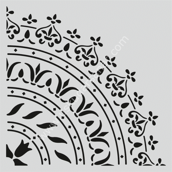 Mood Stencil Şablon 25x25 H001