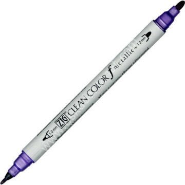 Zig Clean Color f Çift Uçlu Kalem 124 Metallic Violet