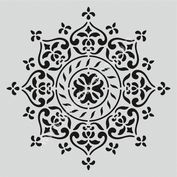 Mood Stencil Şablon 25x25 H002