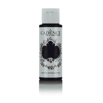 Cadence Style Matt Enamel Cam&Porselen Boyası 59 ml Siyah E-367