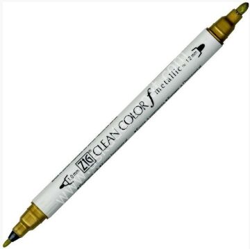 Zig Clean Color f Çift Uçlu Kalem 101 Metallic Gold