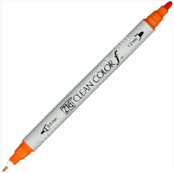 Zig Clean Color f Çift Uçlu Kalem 070 Orange
