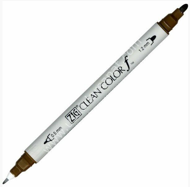 Zig Clean Color f Çift Uçlu Kalem 065 Medium Brown