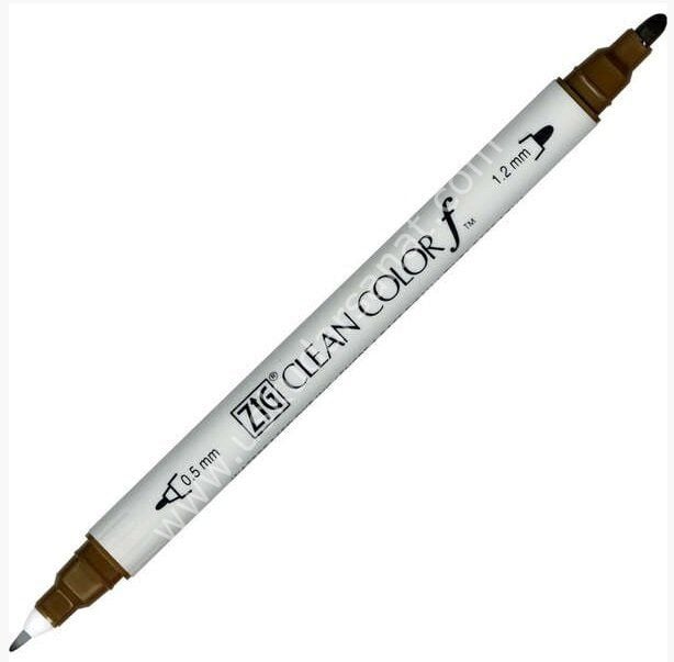 Zig Clean Color f Çift Uçlu Kalem 065 Medium Brown