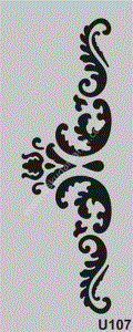Mood Stencil Şablon 23x9 U107