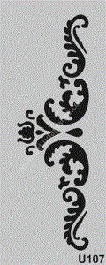 Mood Stencil Şablon 23x9 U107