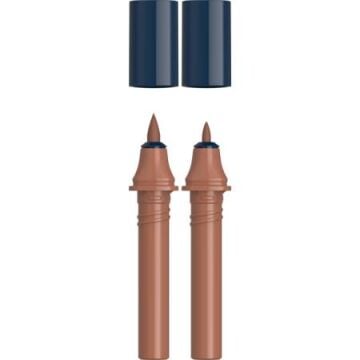 Schneider Paint-It 040 Twin Markör Kartuşu 2 li Kahverengi