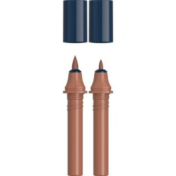 Schneider Paint-It 040 Twin Markör Kartuşu 2 li Kahverengi