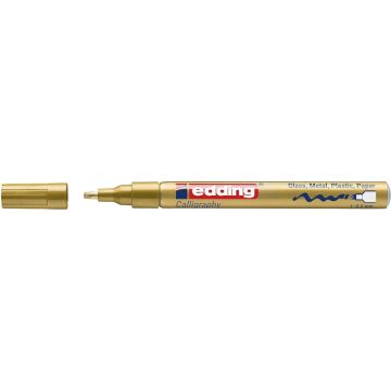 Edding 753 Kaligrafi Kalemi Düz Uç 1 - 2.5 mm Altın