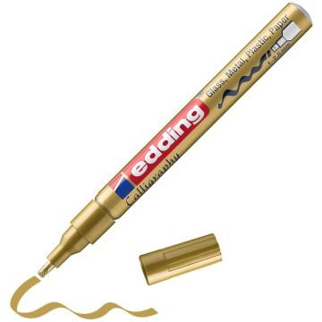 Edding 753 Kaligrafi Kalemi Düz Uç 1 - 2.5 mm Altın