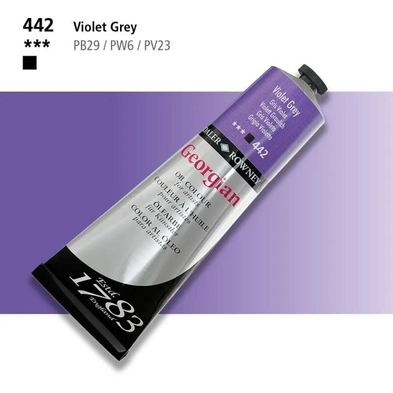 Daler Rowney Georgian Yağlı Boya 225ml 442 Violet Grey
