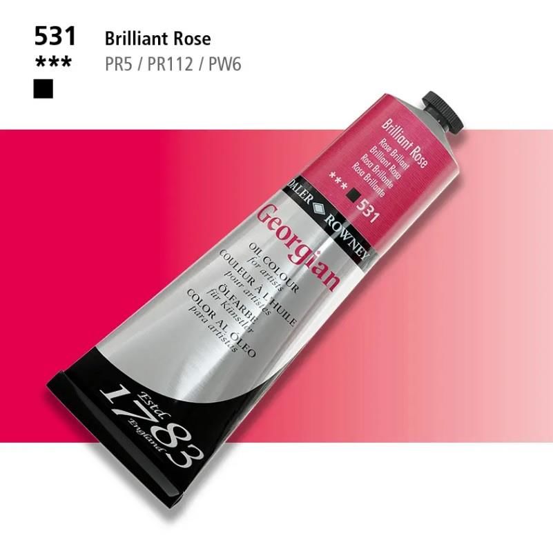 Daler Rowney Georgian Yağlı Boya 225ml 531 Brillant Rose