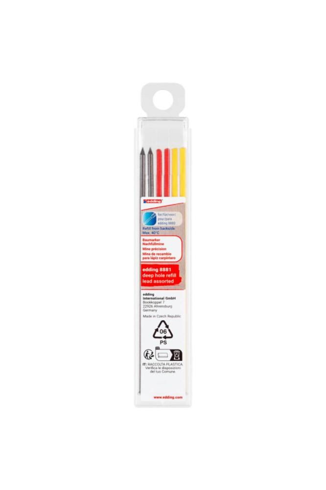Edding Montaj İşaretleme Kalem Yedeği 2.8MM 6 lı E-8881