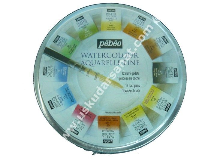 Pebeo 12 Renk 1/2 Tablet Suluboya