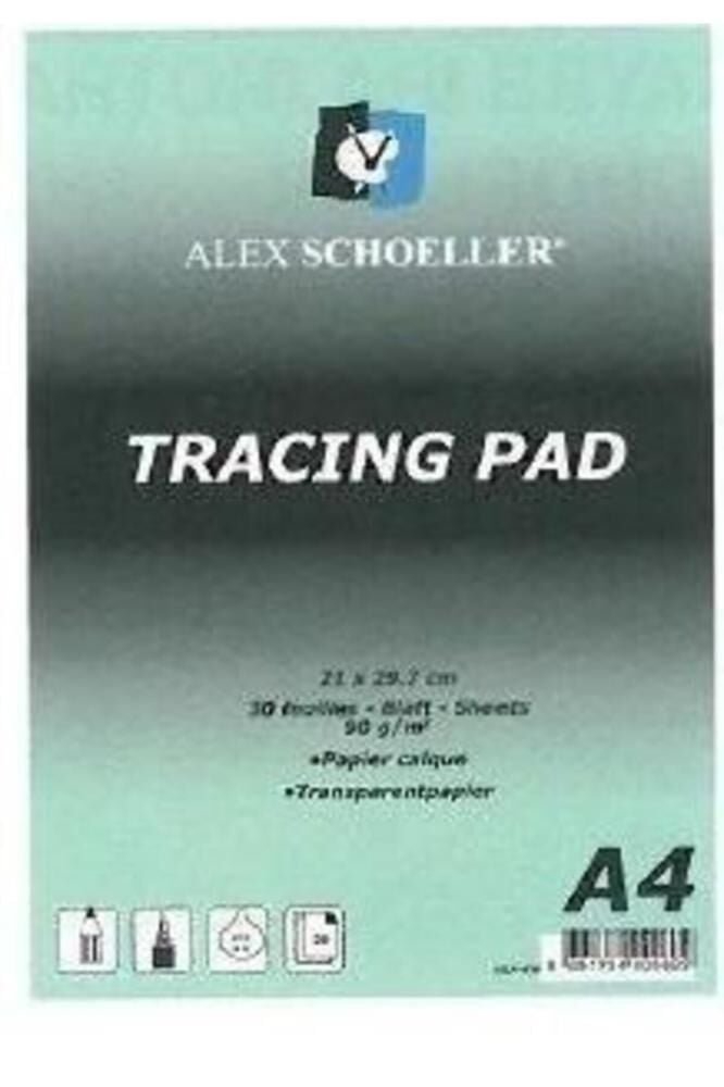 Alex Schoeller Alex Aydınger 90 Gram Bloknot A4 30'lu Alex-826