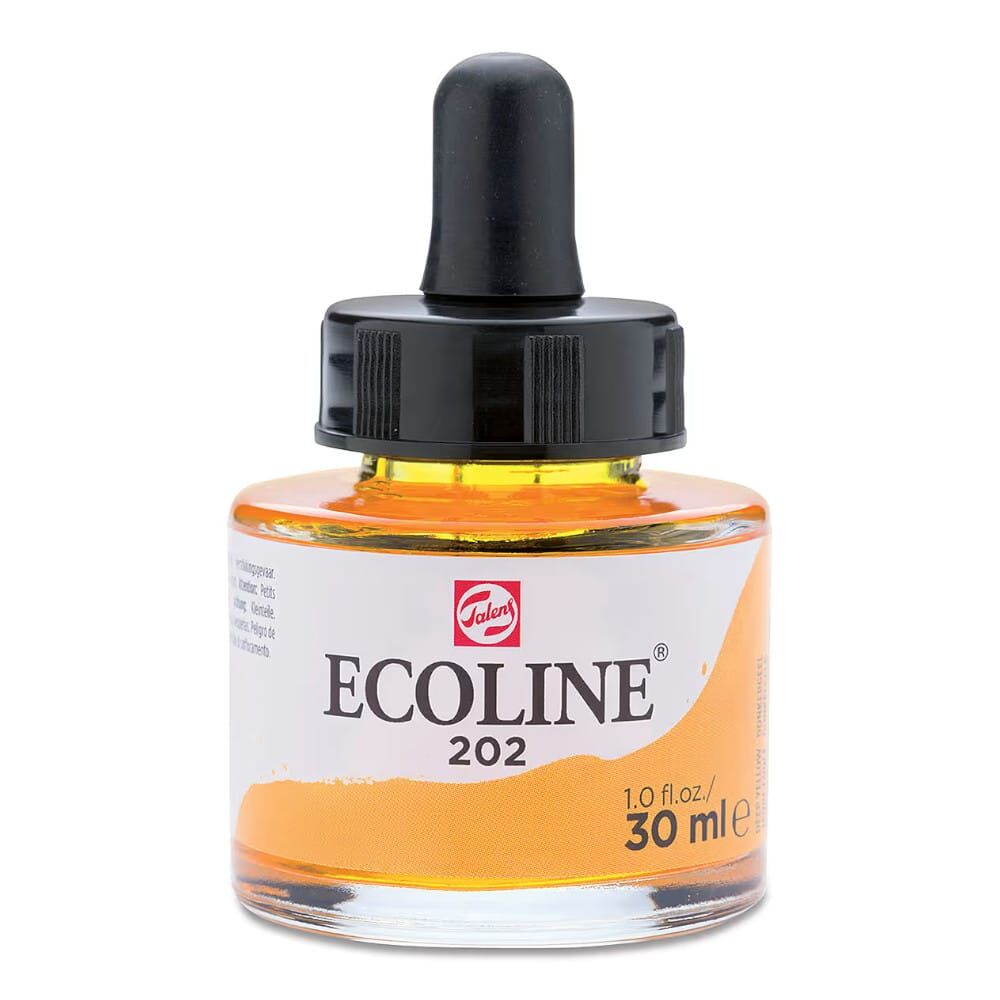 Ecoline Liquid Watercolour Sıvı Suluboya 30 ml Deep Yellow 202