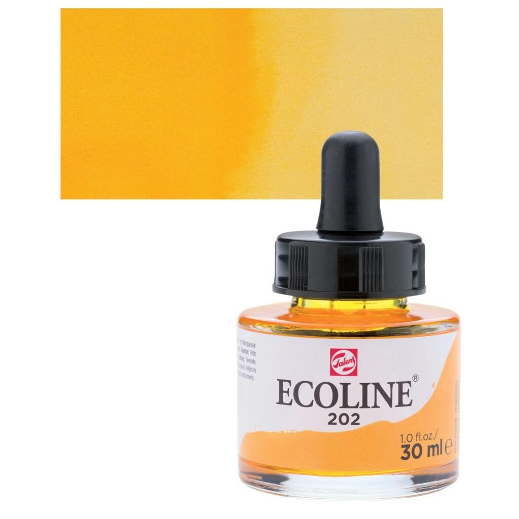 Talens Ecoline Sıvı Suluboya 30 ml. 202 Deep Yellow