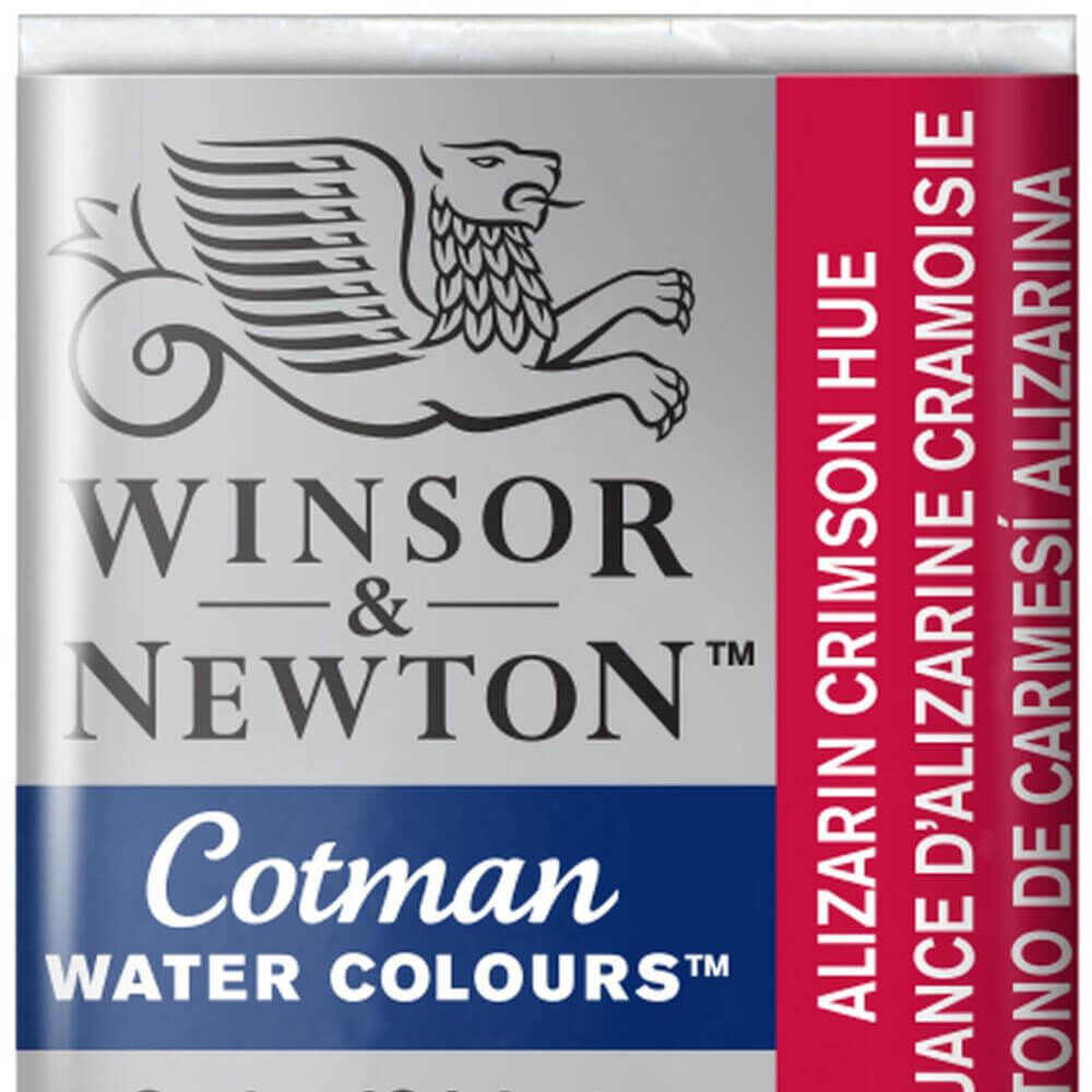 Winsor & Newton Cotman Yarım Tablet Suluboya Alizarin Crimson Hue 003