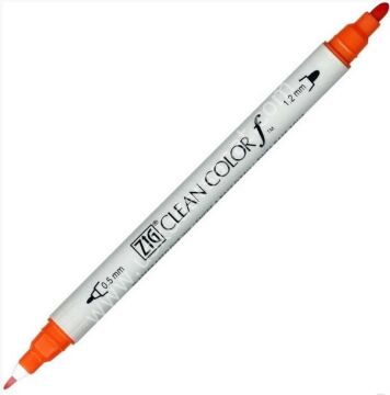 Zig Clean Color f Çift Uçlu Kalem 023 Scarlet Red