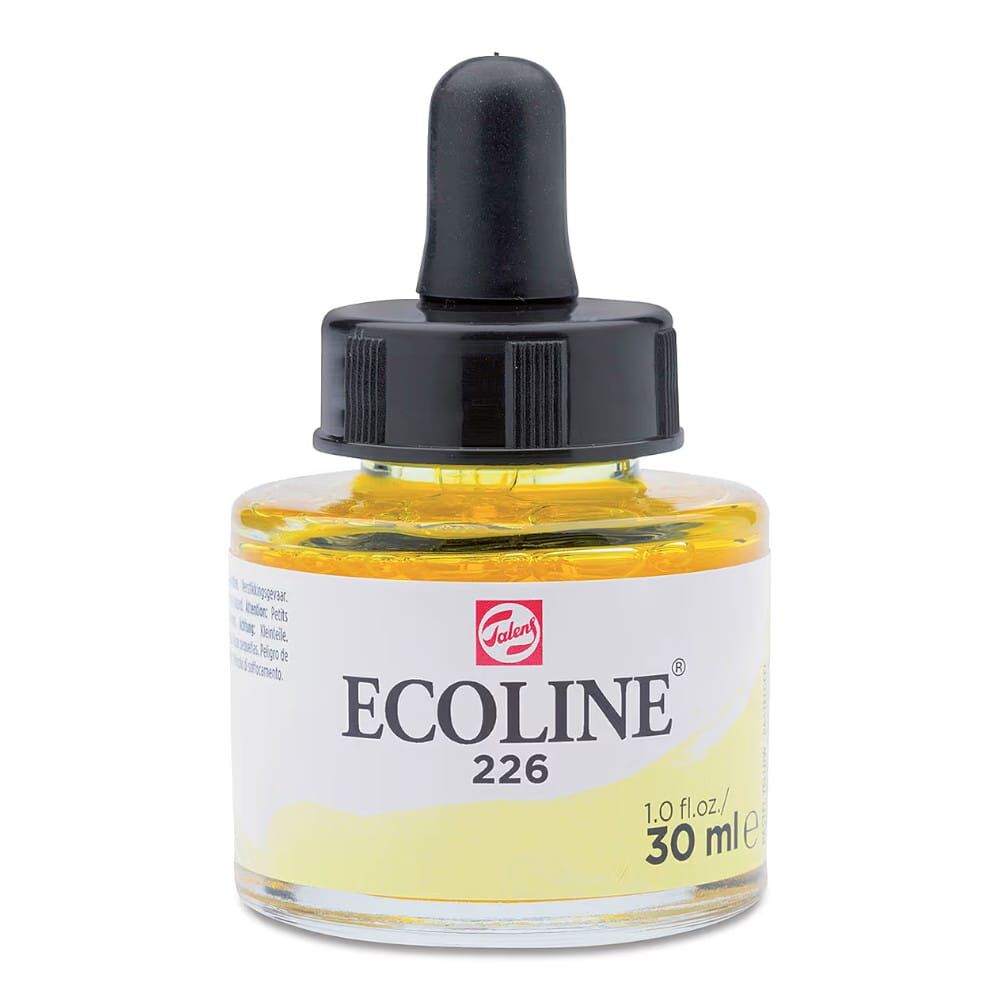 Ecoline Liquid Watercolour Sıvı Suluboya 30 ml Pastel Yellow 226