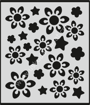 Mood Stencil Şablon 21x24 L070