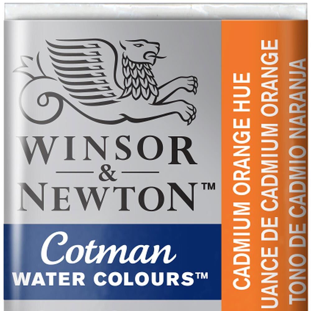 Winsor & Newton Cotman Yarım Tablet Suluboya Cadmium Orange Hue 090