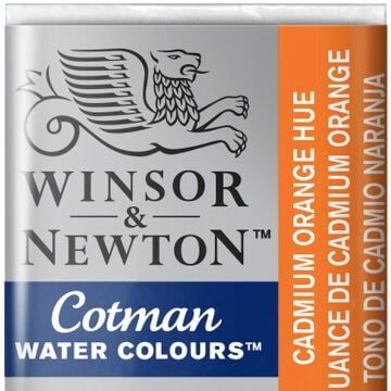 Winsor & Newton Cotman Yarım Tablet Suluboya Cadmium Orange Hue 090