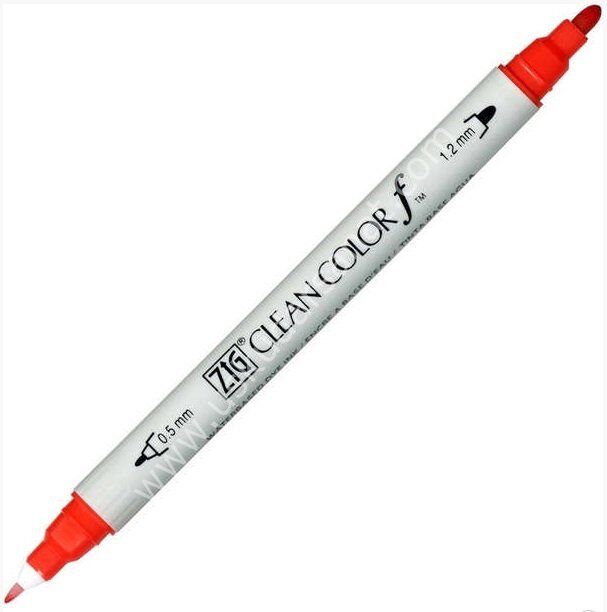 Zig Clean Color f Çift Uçlu Kalem 020 Red