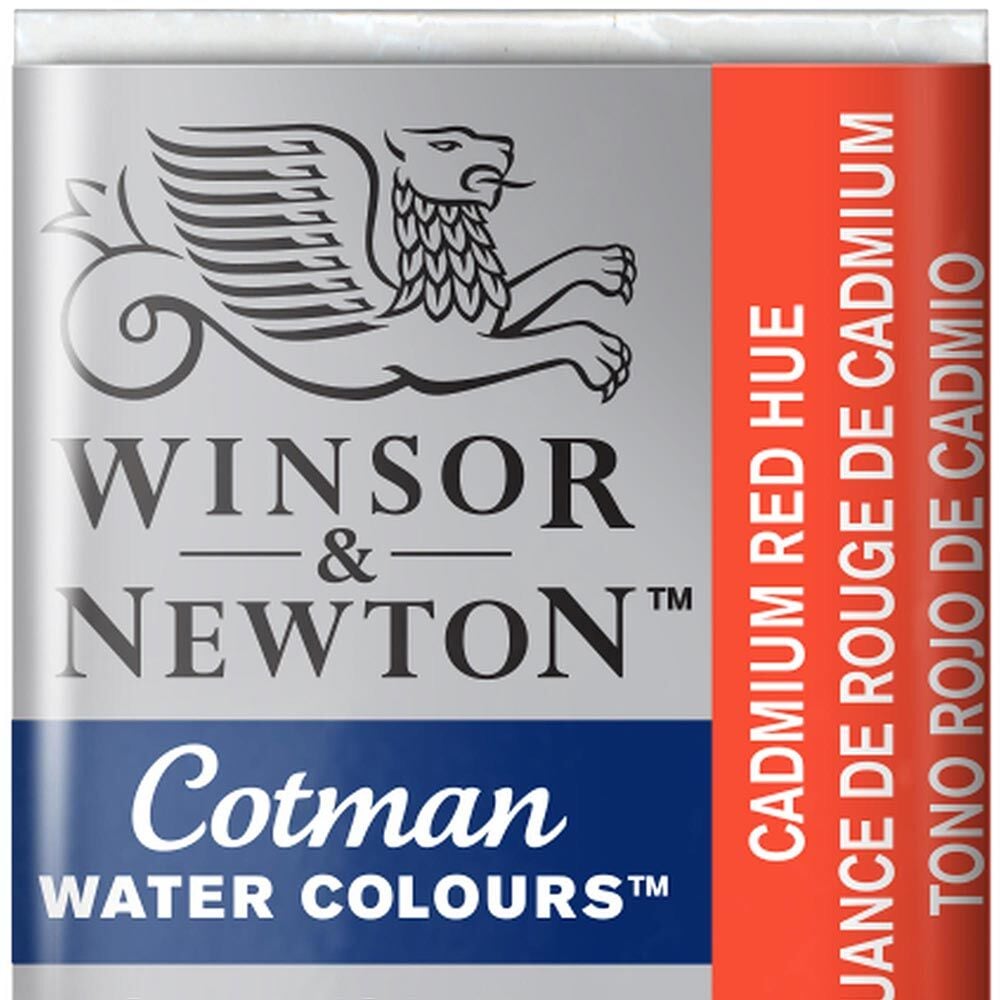 Winsor & Newton Cotman Yarım Tablet Suluboya Cadmium Red Hue 095