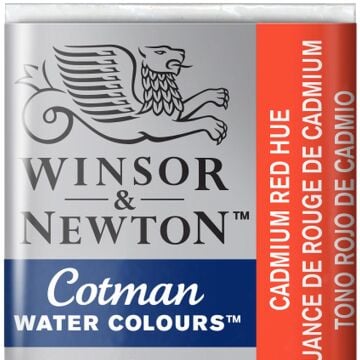 Winsor & Newton Cotman Yarım Tablet Suluboya Cadmium Red Hue 095