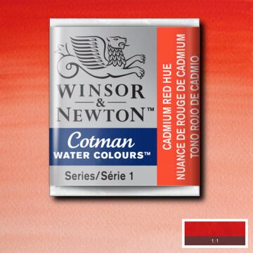 Winsor & Newton Cotman Yarım Tablet Suluboya Cadmium Red Hue 095