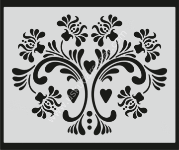 Mood Stencil Şablon 21x24 L073