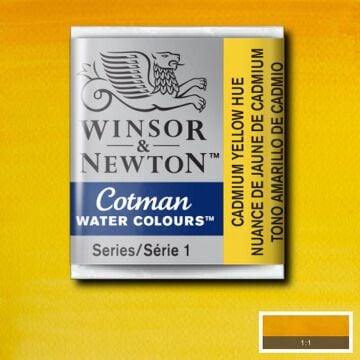 Winsor & Newton Cotman Yarım Tablet Suluboya Cadmium Yellow Hue 109