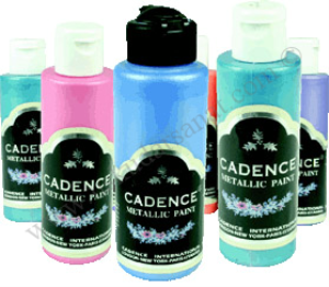 Cadence Metalik Sedefli Boya 120ml 211 Mürdüm