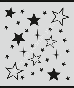 Mood Stencil Şablon 21x24 L075