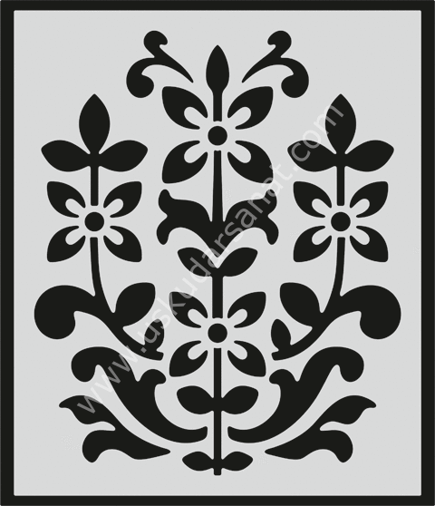 Mood Stencil Şablon 21x24 L076