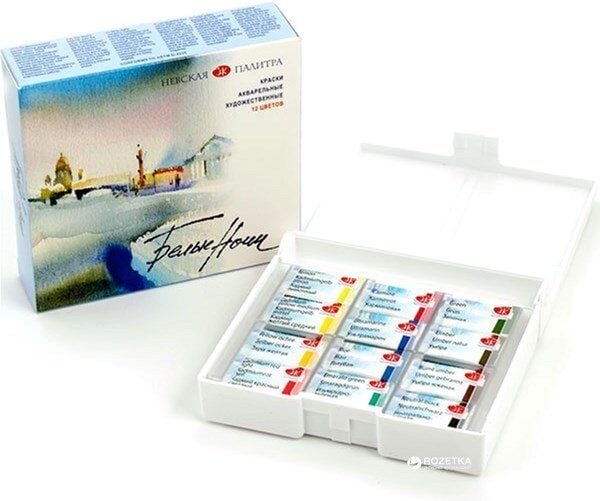 St. Petersburg White Nights Tablet Suluboya Seti 12 Renk