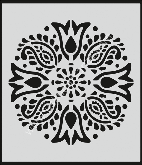 Mood Stencil Şablon 21x27 L077