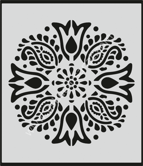 Mood Stencil Şablon 21x27 L077