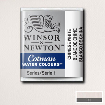 Winsor & Newton Cotman Yarım Tablet Suluboya Chinese White 150