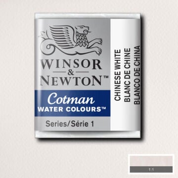Winsor & Newton Cotman Yarım Tablet Suluboya Chinese White 150