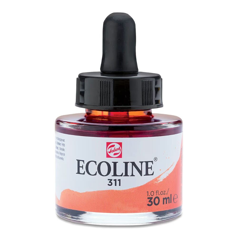 Ecoline Liquid Watercolour Sıvı Suluboya 30 ml Vermilion 311