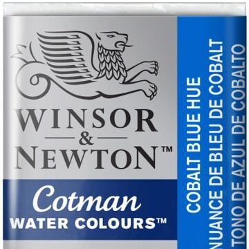 Winsor & Newton Cotman Yarım Tablet Suluboya Cobalt Blue Hue 179