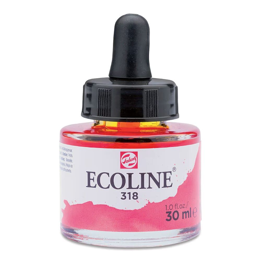 Ecoline Liquid Watercolour Sıvı Suluboya 30 ml Carmine 318