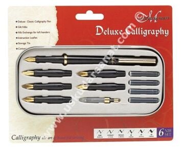 Manuscript Deluxe Calligraphy Set (6 Uç + 4 Kartuş + Pompa) MC1155