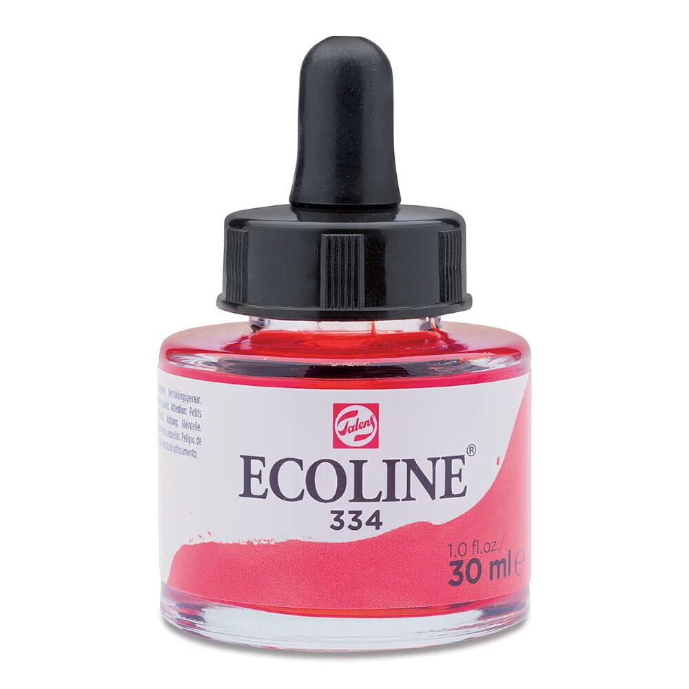 Ecoline Liquid Watercolour Sıvı Suluboya 30 ml Scarlet 334