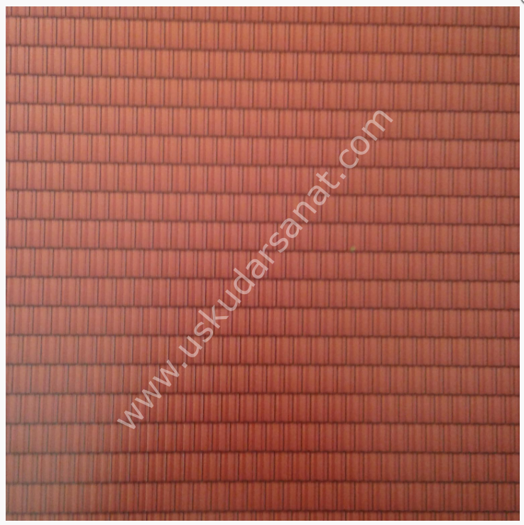 KARTONET - NO: 826 ÇATI KİREMİT KLASİK A4 TEKLİ